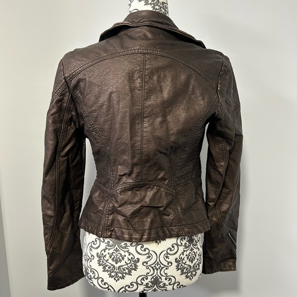 Free People Faux Leather Jacket - Picture 3 of 5